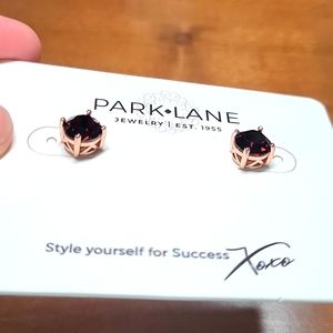 Park Lane Impression Earings in Burgandy